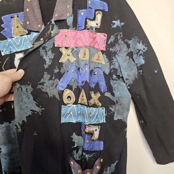 Vintage Charle Casuals Coat Size Medium Made in Usa - Picture 4 of 7